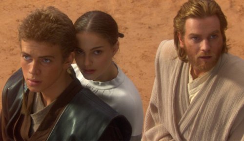 Which characters have the most screen time in the ‘Star Wars’ prequel trilogy?