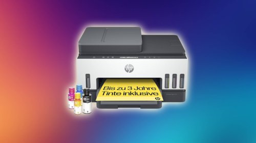 HP-Smart-Tank-Drucker inklusive Tinte 40 Prozent günstiger