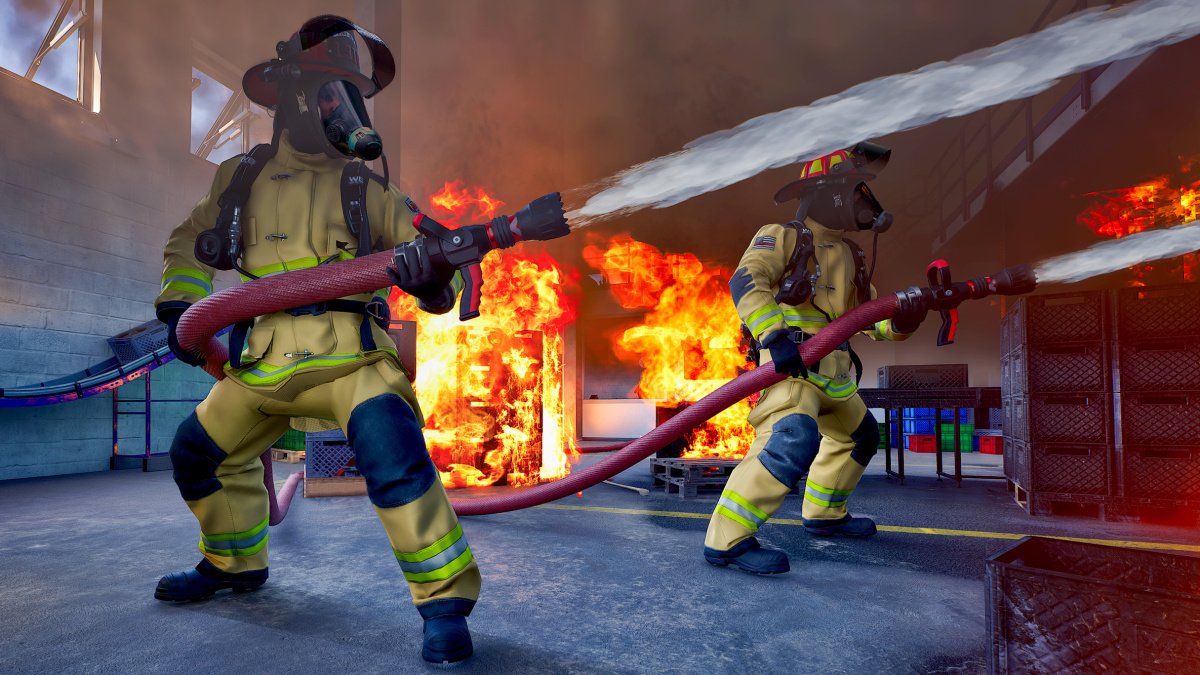 Firefighting Simulator löscht Unreal-Engine-5-Feuer