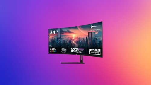 Curved-Gaming-Monitor mit 34 Zoll und 165 Hz unter 240 Euro
