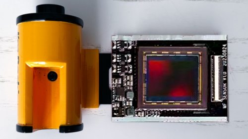 Digitale Filmpatrone für analoge Kameras mit 20 Megapixeln