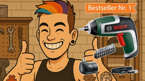 Platz 1 Mini-Akkuschrauber Bosch IXO nun doppelt reduziert