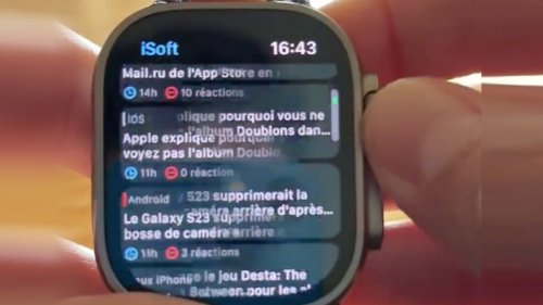 Wackelpudding-Scrolling bei der Apple Watch Ultra