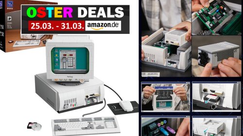 Retro-PC aus Klemmbausteinen bei Amazon kurz günstiger