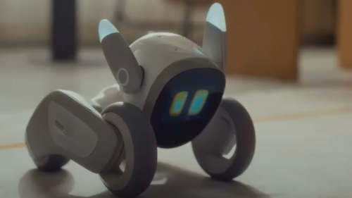 Loona ist ein Roboter, der sich wie ein Haustier verhält