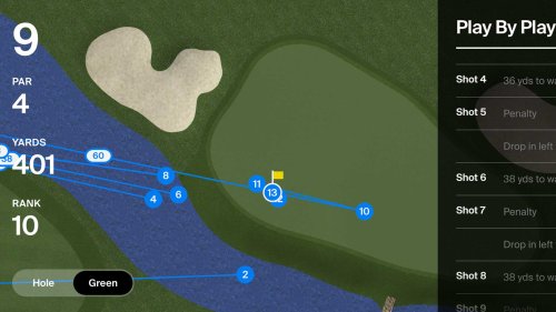 This Tour pro was in the middle of the fairway — so how’d he make 13?!