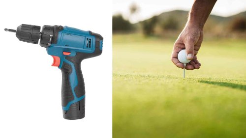 Rules Guy: The ground at my course is rock-hard. Can I use a drill to help me tee up my ball?