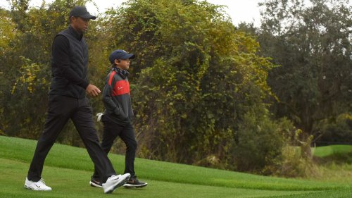 His father’s son: Watch Charlie Woods play golf, and there’s no doubting who his dad is