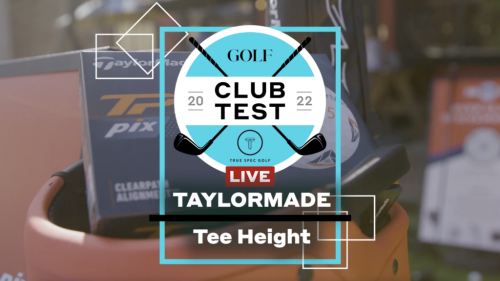 ClubTest Live: How tee height will impact your driving distance and accuracy￼