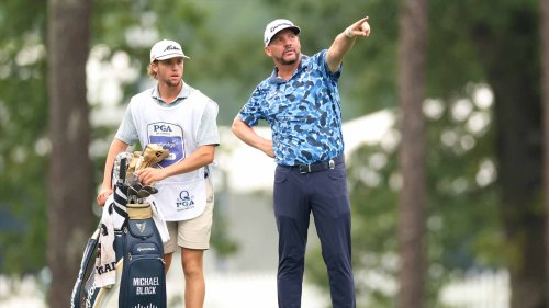 Michael Block, still basking in spotlight, takes a bow at Quail Hollow