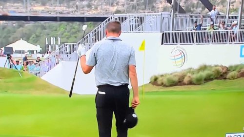 Jordan Spieth hits miracle flop, wins match — then swears in TV interview