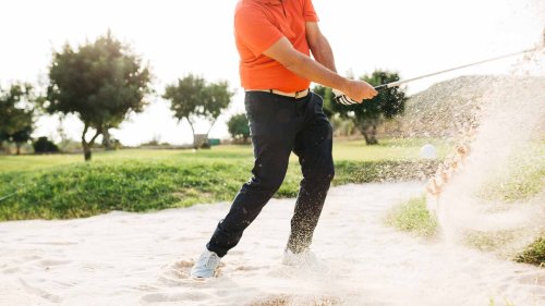 One simple key for hitting high, soft-landing bunker shots