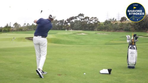 Stop scooping and start hitting sticky wedge shots with this drill