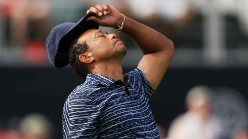 Tiger Woods goes out with a bang but in with a whimper for opening round at PGA Championship