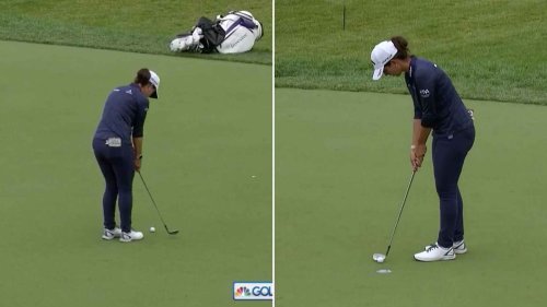 LPGA pro putts with wedge after damaging putter — but obscure rule could have saved her