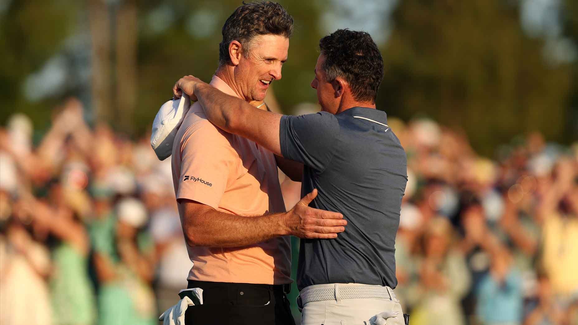 Justin Rose’s message to Rory McIlroy after epic 2025 Masters spoke volumes about both players