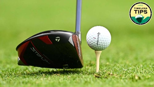 This experiment reveals how high you should tee up your driver