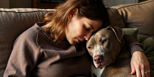 ​Husband asked why his dog had suddenly become so protective of wife, the Internet solved it immediately