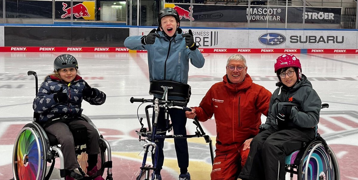 Erster Inklusions-Eislauf-Tag in München