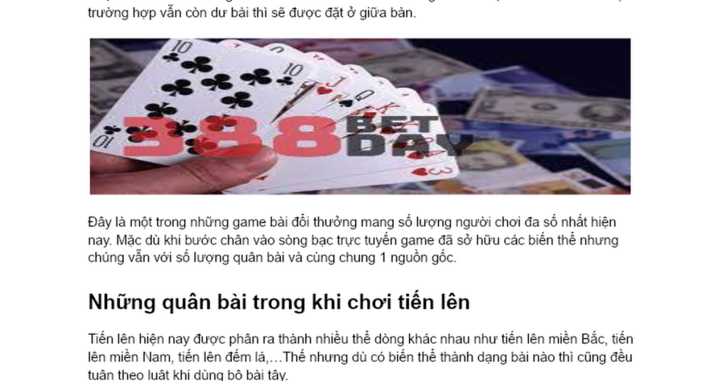 Tiến lên là gì?
cover image