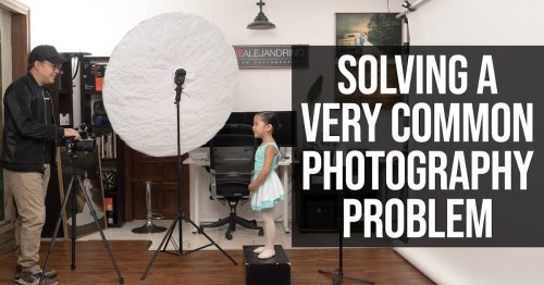 How To Take Portraits with a WHITE BACKGROUND in a Small Home Studio