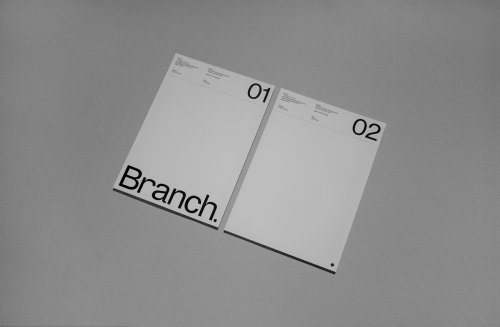 Thought & Found's exquisite brand and visual identity for Branch