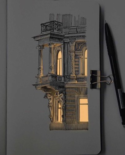 Hand Drawn Sketches Meet Digital Effects