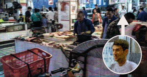 Aufnahme aus Überwachungskamera zeigt Novak Djokovic 2019 auf dem Markt von Wuhan beim Kauf einer Fledermaussuppe