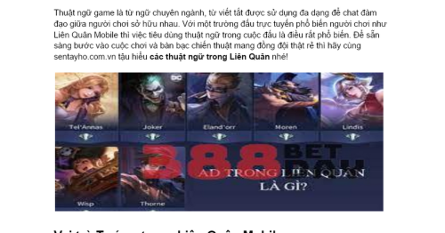 ADC Trong Liên Quân là Gì ?
