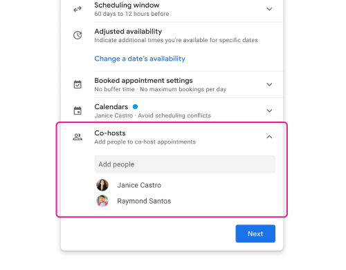 Improving the Google Calendar appointment scheduling experience with new features