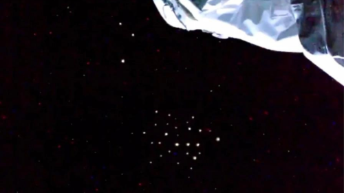 Massive Armada Of UFO Orbs In Formation Passing The ISS