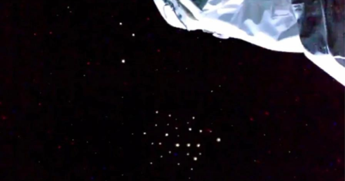 Massive Armada Of UFO Orbs In Formation Passing The ISS