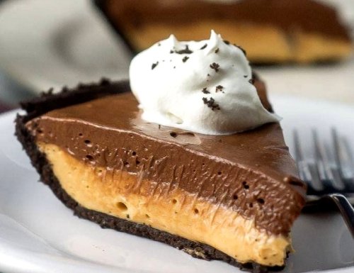 Creamy Chocolate Peanut Butter Pie Recipe