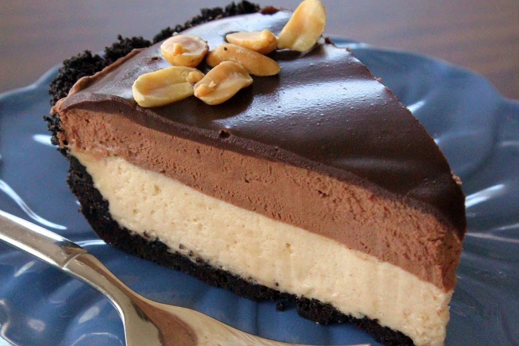 Chocolate Peanut Butter Mousse Pie