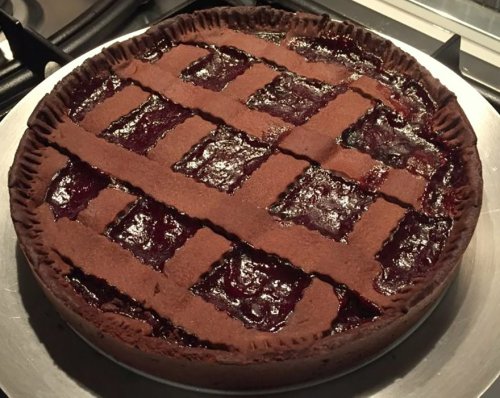 Sour Cherry Chocolate Pie Recipe