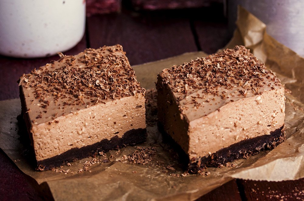 Creamy Chocolate Mousse Brownies