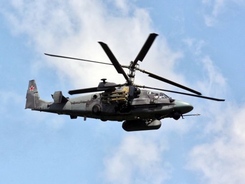 Украинские десантники сбили российский вертолет Ка-52