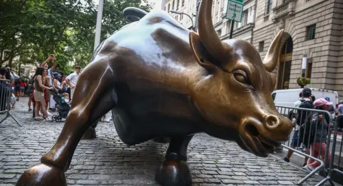 Why do so many people want to touch the Wall Street bull's testicles?