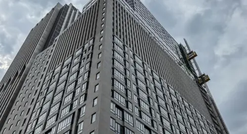 It was home to the NY Daily News. Now you can rent an affordably priced apartment there.