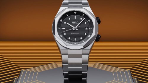 Die neue Mido Multifort 8 Two Crowns spielt mit der Geometrie der Zeit