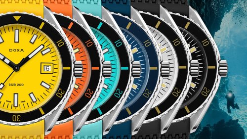Don't be fooled, the Doxa SUB 200 watch is not a toy