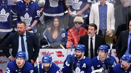 Justin Bieber Had Wild Seats and an Even Wilder Fit to Watch the Maple Leafs Lose Game 7