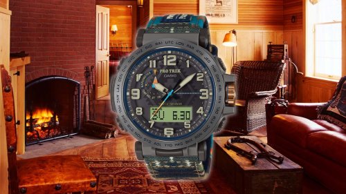 Casio Turned a Blanket Into the Ultimate Fall Watch