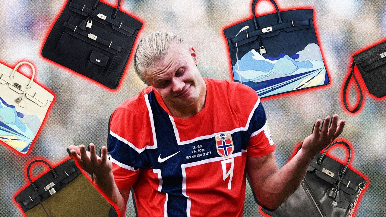 I’m Obsessed With Erling Haaland’s Hermès Bag Collection