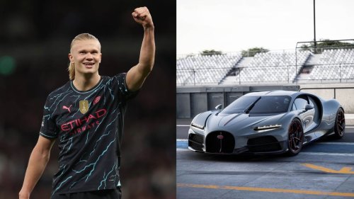 Manchester City's Erling Haaland spends over Rs 44 Crore on a rare Bugatti Tourbillion supercar with 277 mph top speed. Read details