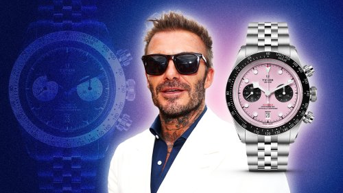 La nouvelle montre rose de David Beckham à 5250 euros va faire sensation dans le monde de l'horlogerie