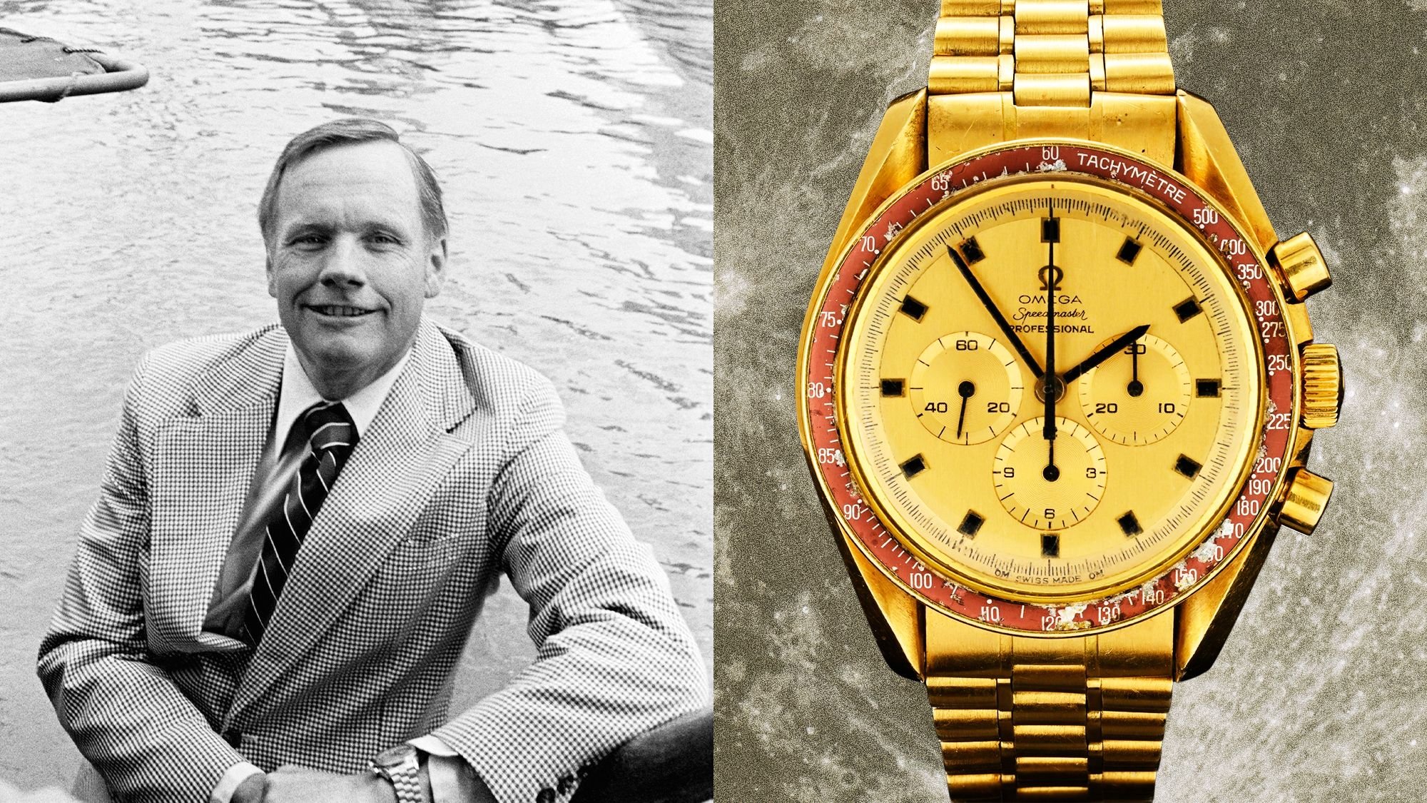 Cette Omega en or de Neil Armstrong a été vendue 2,1 millions de dollars