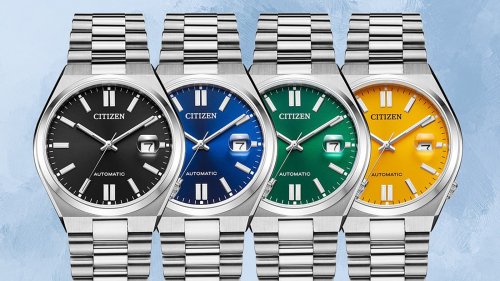 Citizen présente la Tsuyosa, une montre minimaliste aux jolies couleurs pop vendue moins de 300 euros