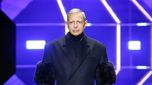 Jeff Goldblum a défilé pour la nouvelle collection Prada