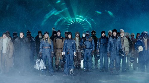 Moncler Grenoble défile sur les hauteurs de Courchevel sous une tempête de neige